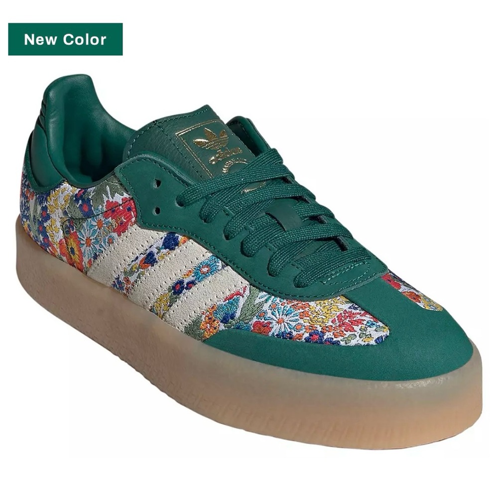 Floral Green Sneakers